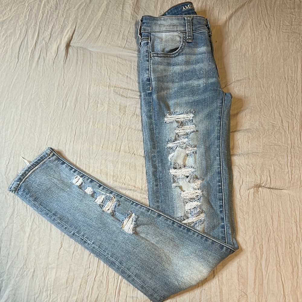 American Eagle Distressed Long Jegging